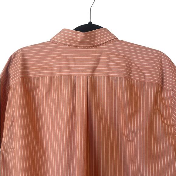 EDDIE BAUER WRINKLE AND STAIN RESISTANT LONG SLEEVE BUTTON DOWN MENS DRESS SHIRT - Picture 4 of 12